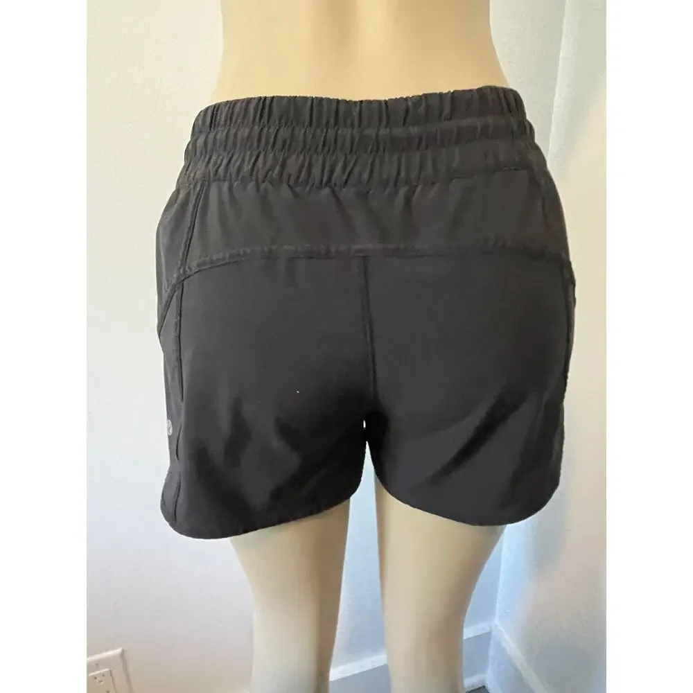 Lululemon Tracker Shorts V 4" Black Size 8 - Picture 6 of 7